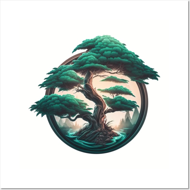 Bonsai Tree Wall Art by Isekai Attire